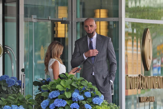 Gortat z żoną