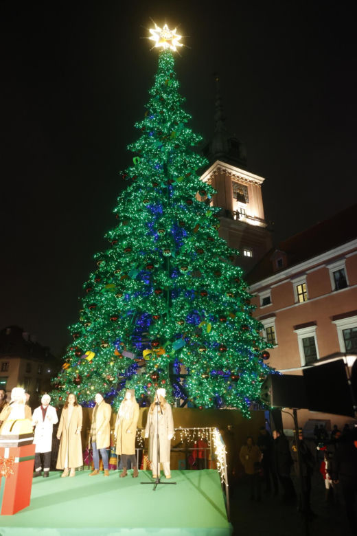 Iluminacje w Warszawie