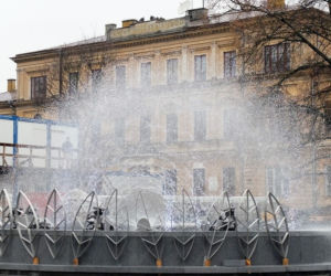 Lublin: Wypróbowano fontannę na Placu Litewskim [ZDJĘCIA]