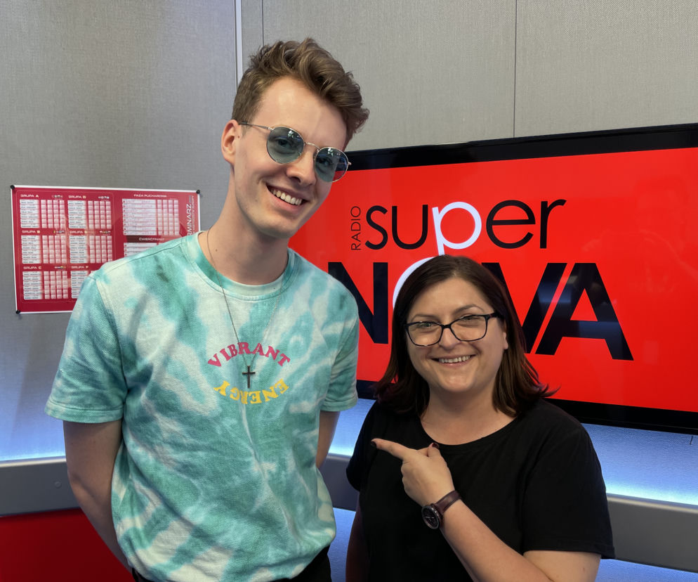 Patryk Skoczyński w Radiu SuperNova