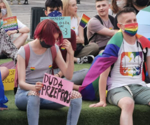 Jestem człowiekiem, nie ideologią manifestacja w Kaliszu