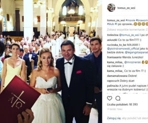 Tomasz Karolak na planie Narzeczonego na niby