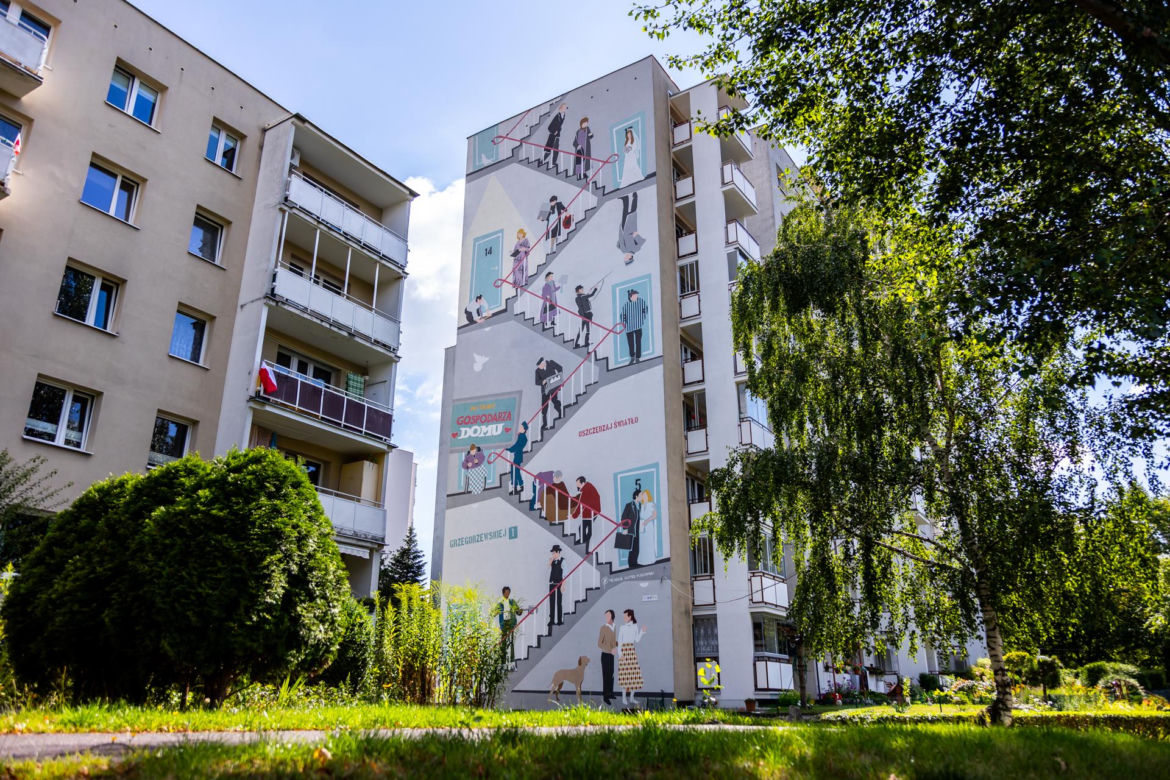 Murale w Warszawie