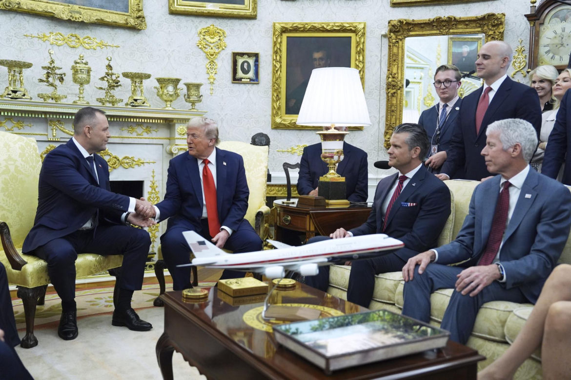 Konferencja Nawrockiego i Trumpa przed rozmowami w Białym Domu
