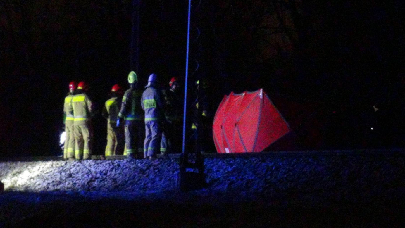 Tragedia w Ząbkach. Śmierć na torach, pieszy nie miał szans