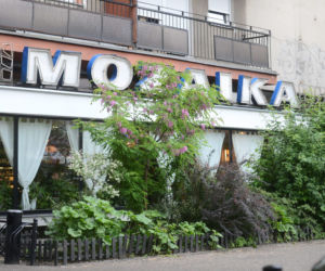 Tomasz Sekielski w restauracji Mozaika