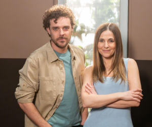Pierwsza miłość. Marta (Honorata Witańska), Szymon (Miron Jagniewski)