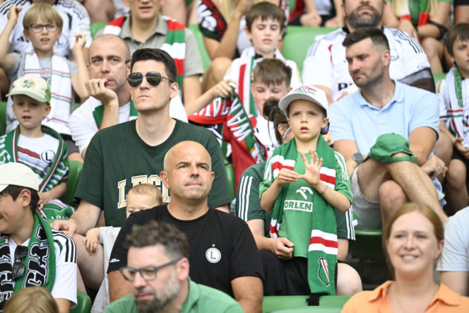 Legia Warszawa - Zagłębie Lubin: Zdjęcia kibiców