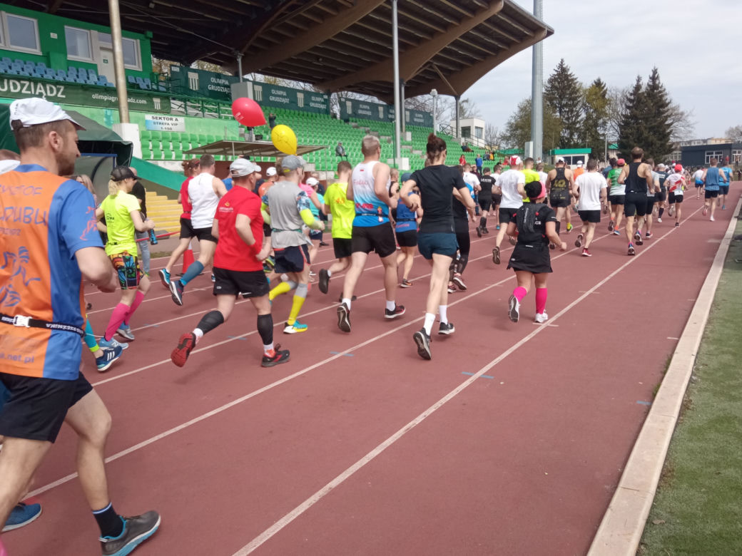 Półmaraton śladami Bronka Malinowskiego Grudziądz - Rulewo