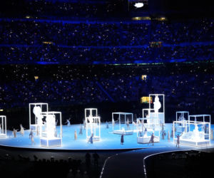 Ceremonia otwarcia IO Mediolan-Cortina d'Ampezzo