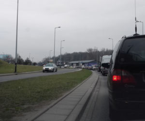 Wypadek na ul. Tischnera w Krakowie