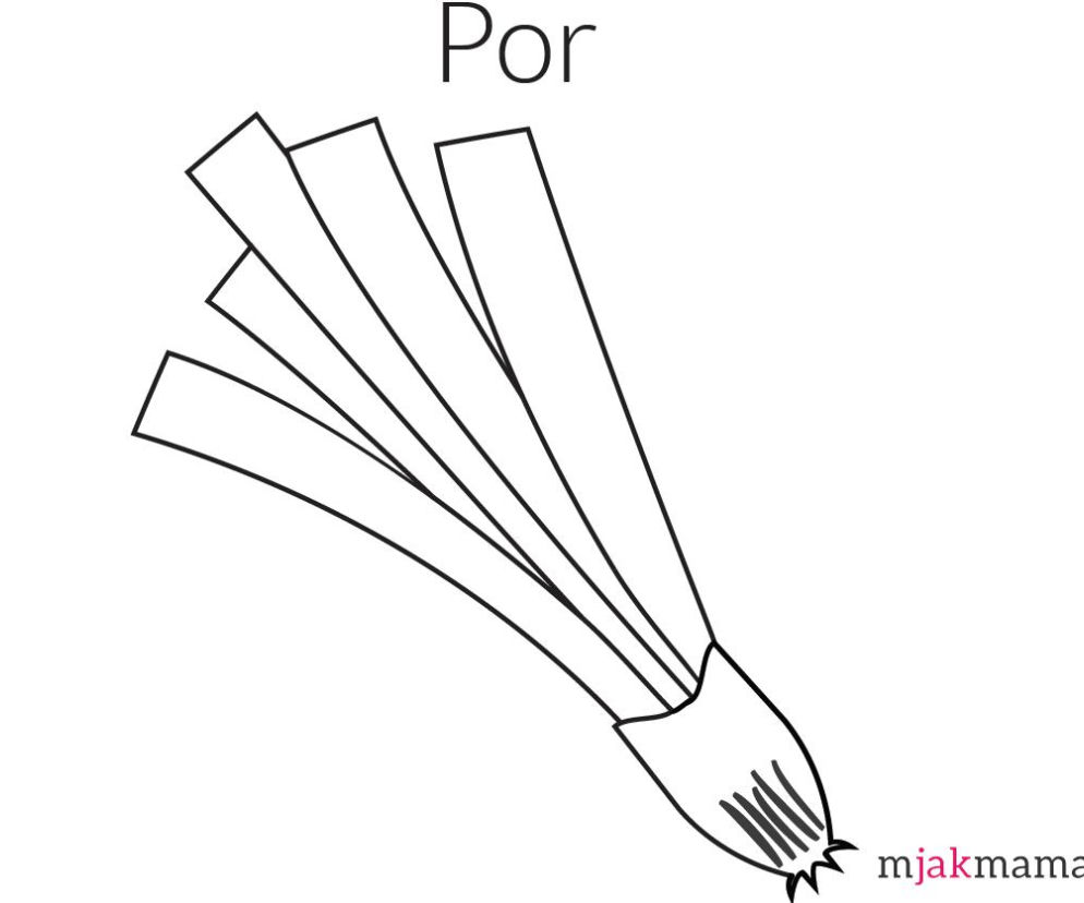 por - kolorowanka