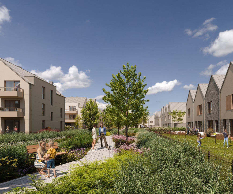 Kameralne osiedle z własnym parkiem w Gdańsku – 78 mieszkań w 9 budynkach