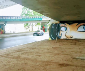 Murale na filarach Trasy Zamkowej