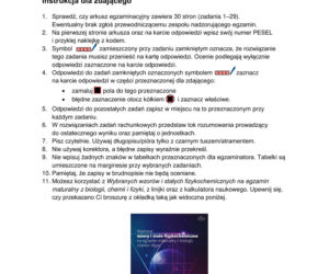 Matura 2026: chemia rozszerzona 13.05.2026 r. Arkusze CKE [Formuła 2023]
