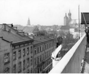Panorama Krakowa 90 lat temu