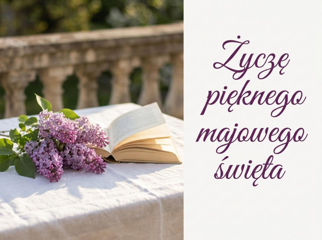 kartka na dzień dobry 1 maja