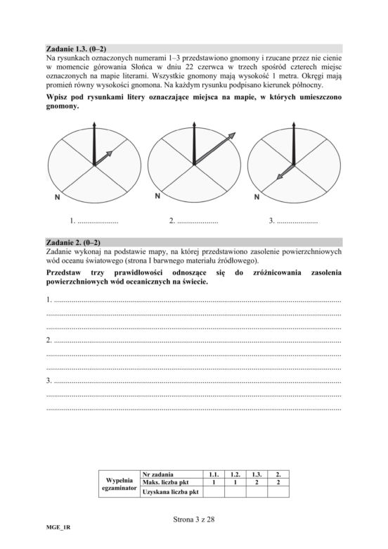ARKUSZE CKE - Matura geografia - poziom podstawowy i rozszerzony 2019