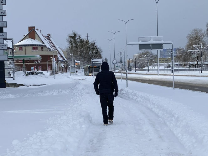 Zima w Olsztynie - 31 grudnia 2025