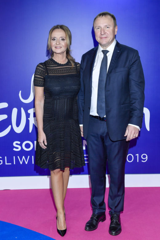 Jacek Kurski z żoną