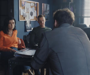 M jak miłość, odcinek 1918. Kinga (Katarzyna Cichopek), Piotrek (Marcin Mroczek), Marcin (Mikołaj Roznerski)