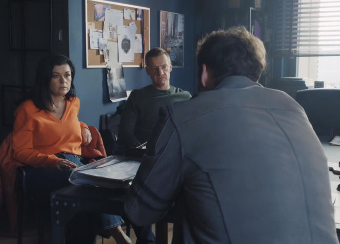 M jak miłość, odcinek 1918. Kinga (Katarzyna Cichopek), Piotrek (Marcin Mroczek), Marcin (Mikołaj Roznerski)