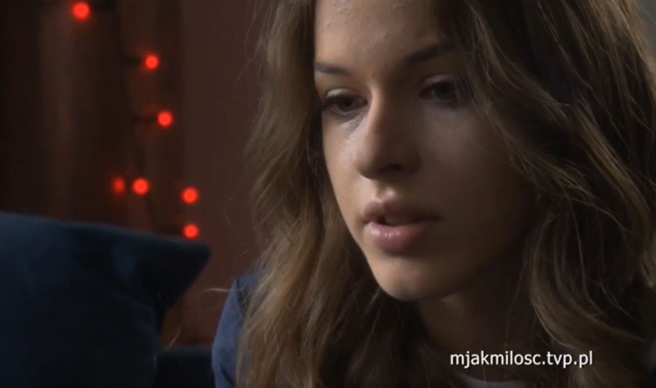 M jak miłość: Ania (Gabriela Świerczyńska), Łukasz (Jakub Józefowicz)