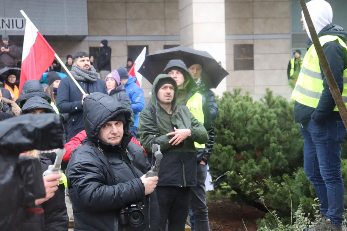Protest rolników w Poznaniu 