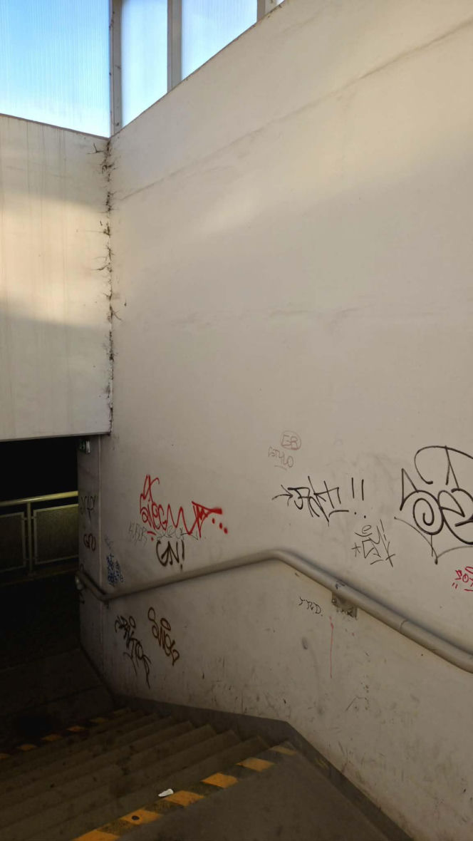 Bród i smród w tunelu pod torami w Siedlcach