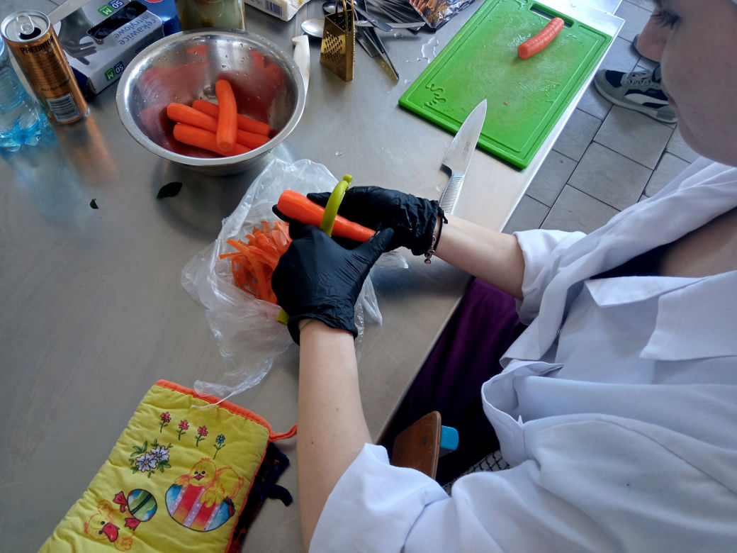 Konkurs kulinarny im. Wiktora Kulerskiego w grudziądzkim gastronomiku