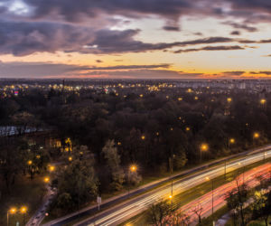 3 Zdjęcia Łodzi z dachu hotelu przy Łąkowej