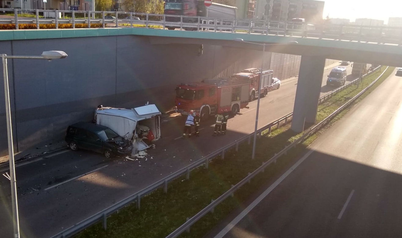 Wypadek na Trasie Niepodległości [20.11.2020]