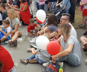 Strefa kibica przed Halą Stulecia