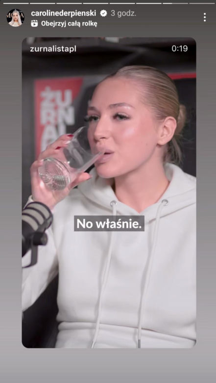 Caroline Derpeinski przyznała się do kłamstwa