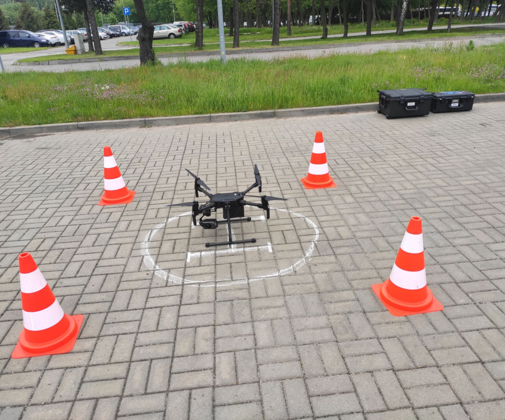 Dron w szeregach komendy mazowieckiej