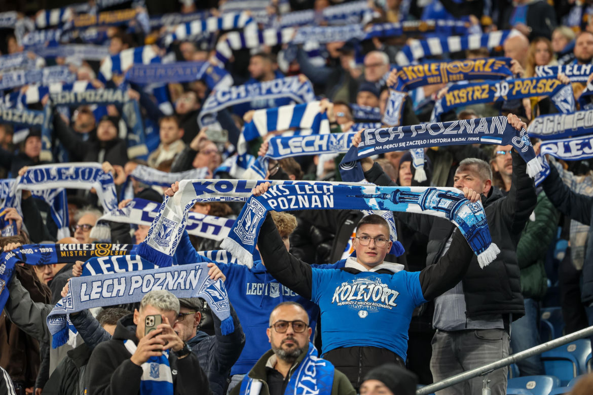 Lech Poznań - Sunderland: Zdjęcia kibiców i zawodników z meczu 3. kolejki fazy ligowej Ligi Europy 2026/27