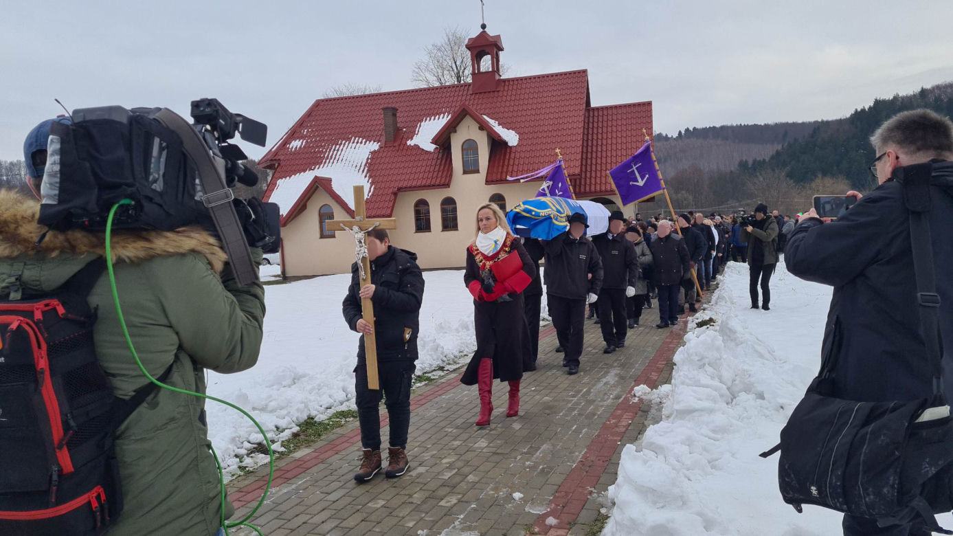 Pożegnali Janusza z Dynowa, który zginął walcząc o wolną Ukrainę