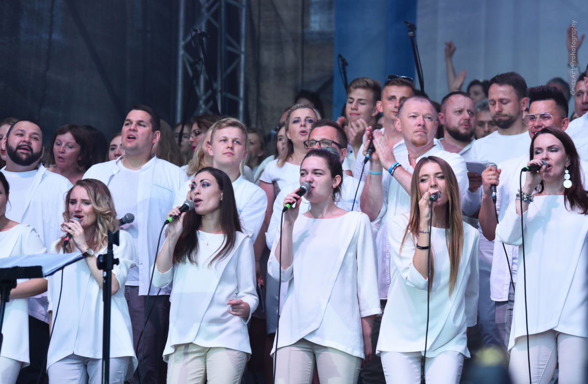 Koncert Chwały w Lublinie. Tłumy na Placu Zamkowym w Boże Ciało