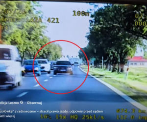 O włos od tragedii! 28-latek omal nie zderzył się czołowo z radiowozem
