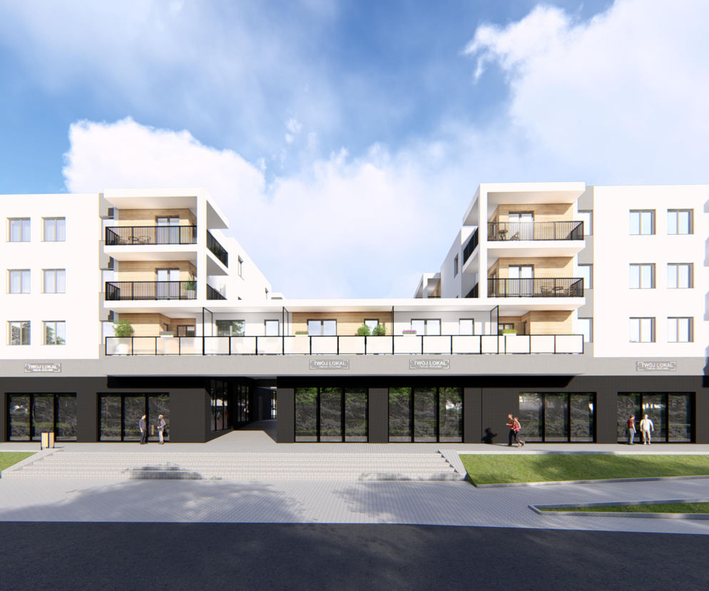 Projekt budynków na osiedlu przy ul. Pusha w Kielcach