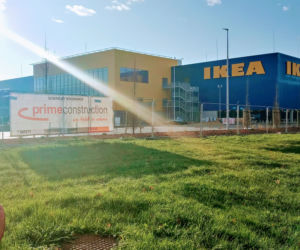 Budowa sklepu IKEA w Szczecinie - grudzień 2020