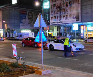 Makabryczny wypadek na Marszałkowskiej w Warszawie	