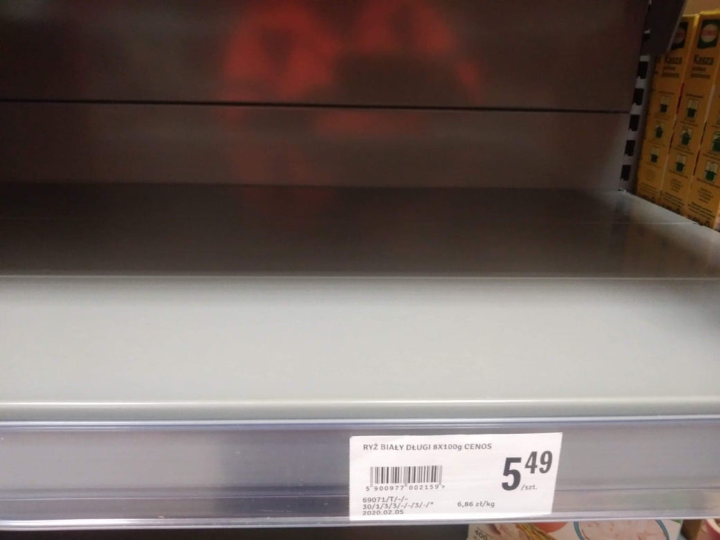Puste półki w sklepach w Opolu! Mieszkańcy ruszyli na zakupy!