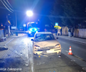 Koszmarne potrącenie pieszej. Kobieta z licznymi obrażeniami trafiła do szpitala
