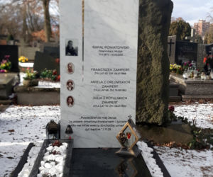 Grób Rafała Poniatowskiego, dziennikarza TVN24