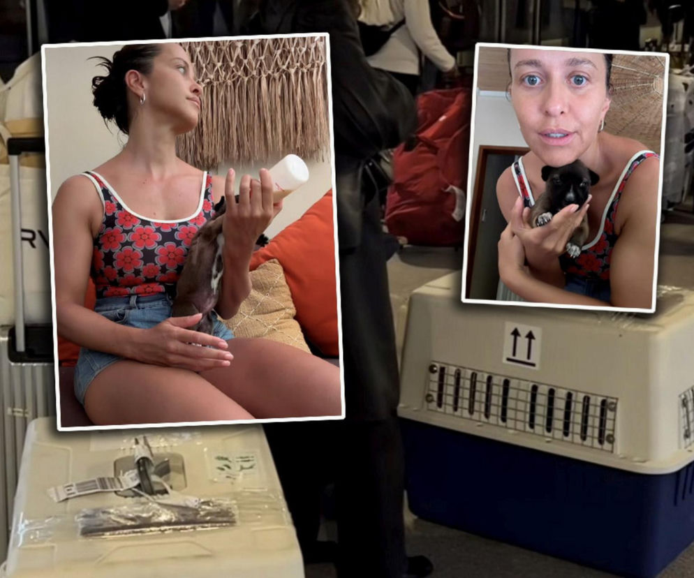 Malwina Wędzikowska uratowała psa