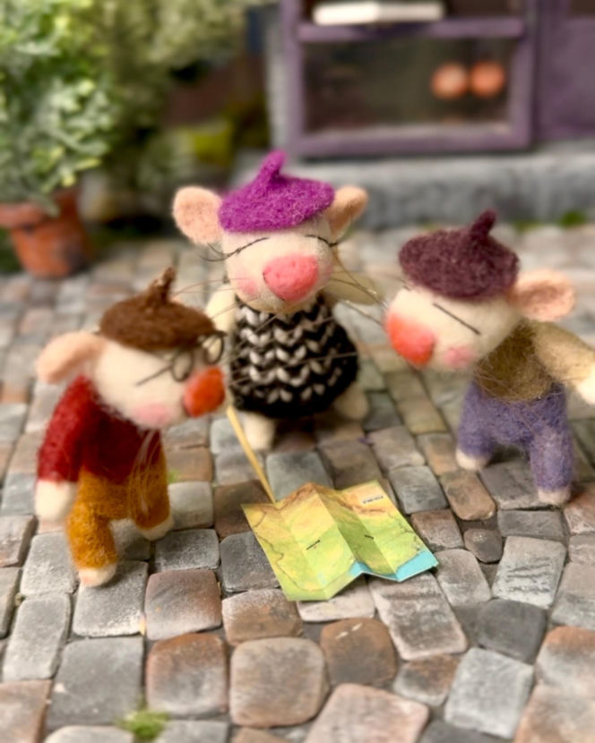 Filcowe myszki Joanny. Marka "Wyszło z norki"