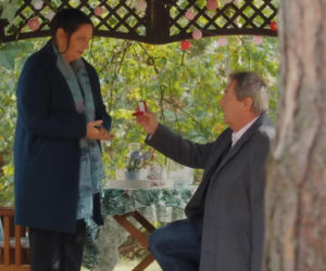 M jak miłość odc. 1918. Łukasz (Zbigniew Borek), Krysia (Hanna Mikuć)