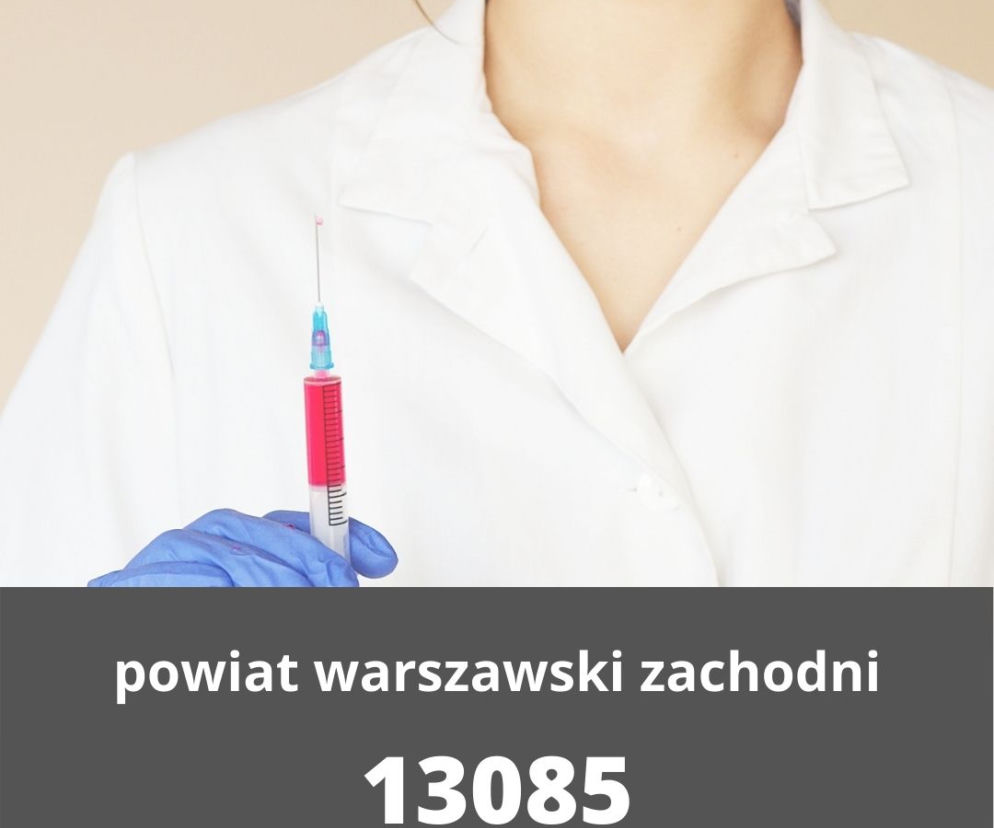 Mazowsze. Tutaj zaszczepiono na COVID-19 najwięcej osób