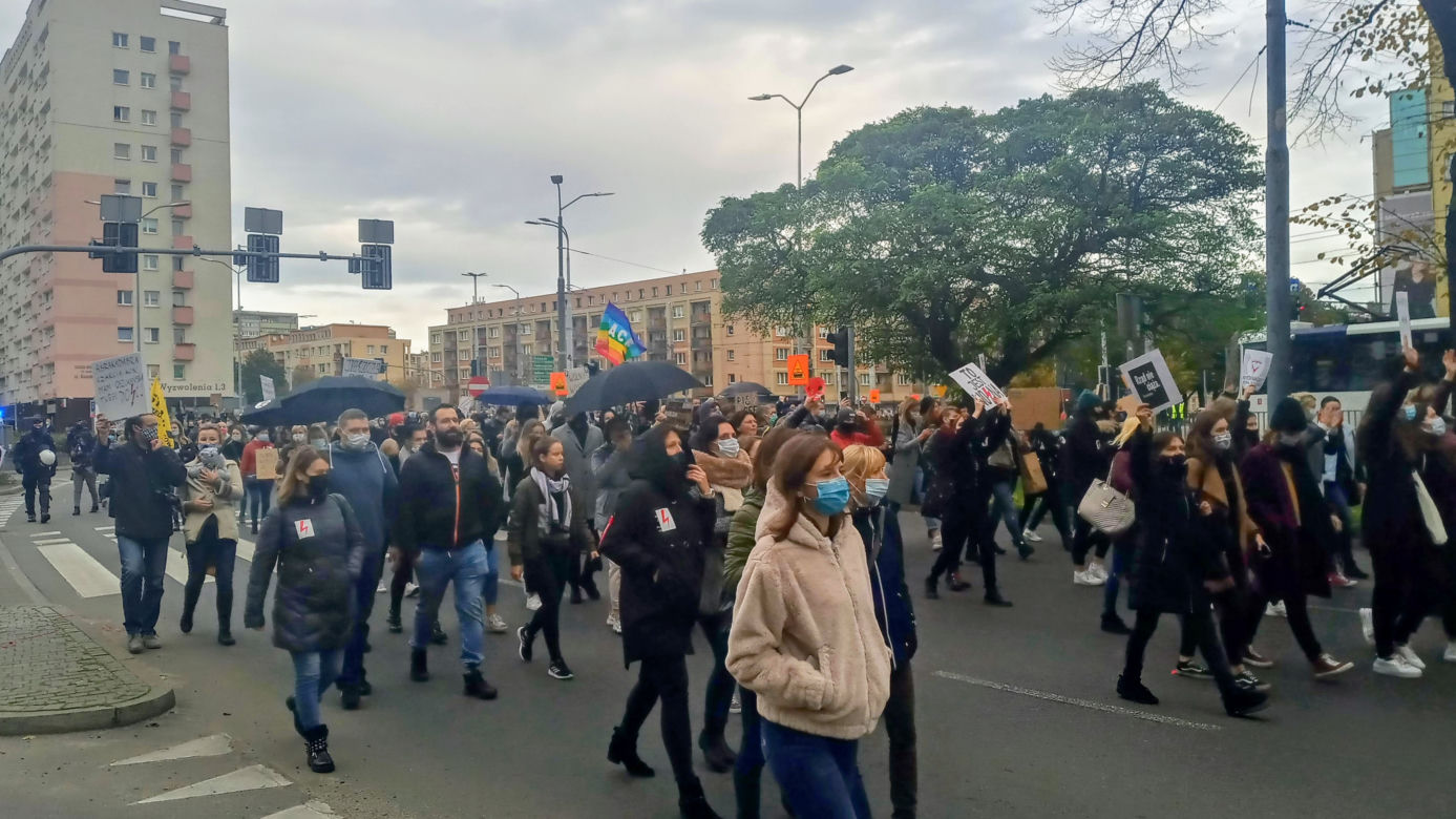 Protest kobiet w Szczecinie - 28.10.2020